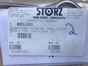 801201 KARL STORZ MIDDLEDORF RETRACTOR - Picture 1 of 5