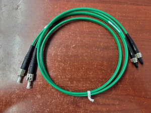 3.0mm MM Duplex 100/140 ST to SMA905 1 meter long Riser Cable - Picture 1 of 1