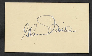 Autografo Glenn Miller ristampa su carta 3x5 originale epoca anni 40  - Foto 1 di 1