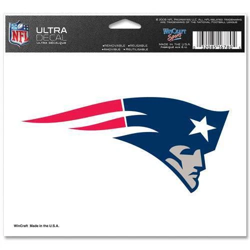 Calcomanías New England Patriots Ultra 5" x 6" Foto 1 de 1