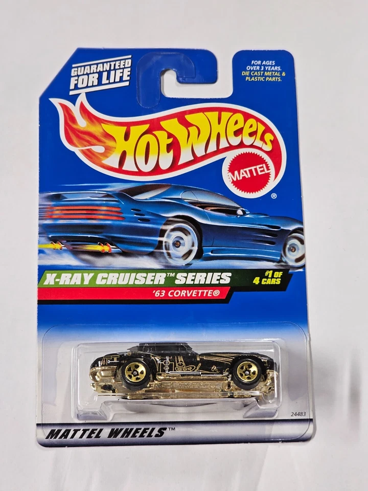 Hot Wheels X-Ray Cruiser Series 1963 '63 Corvette Black & Gold #1114 - Image 1 of 1