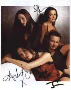 Foto firmada a mano The Corrs Andrea Jim Sharon 8" x 10" en 2017 + garantía de certificado de autenticidad - Imagen 1 de 1