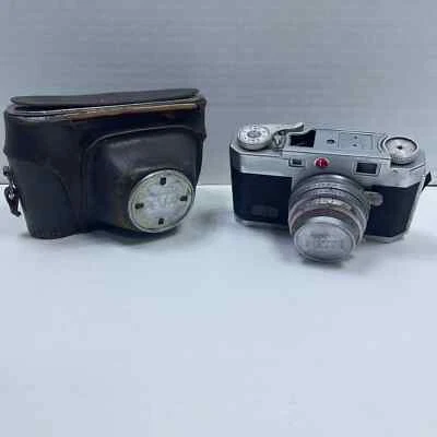 Cámara/estuche vintage Petri 2,8 color corregido por Kuribayashi 35 mm ¡solo piezas! Foto 1 de 4