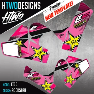 SUZUKI LT50 GRAPHICS KIT TO FIT LT 50 STICKERS QUAD DECALS STICKER GRAPHIC DECAL - Picture 1 of 6