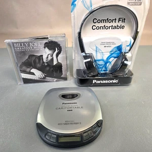 Panasonic SL-S231C Portable Car CD Player XBS Discman w Headphones Tested - Picture 1 of 10