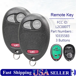 2 Para 2006 2007 2008 2009 2010 Hummer H3 Llavero Mando a Distancia L2C0007T - Imagen 1 de 7