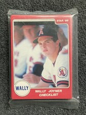 1986 Star Company Wally Joyner Sealed Set Red - Rookie Baseball Cards
