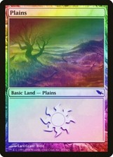 Plains (283) FOIL Shadowmoor PLD Basic Land MAGIC THE GATHERING CARD ABUGames