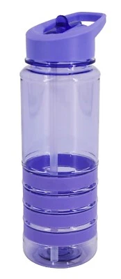 Botella de agua deportiva 750 ml, colores surtidos Foto 1 de 4