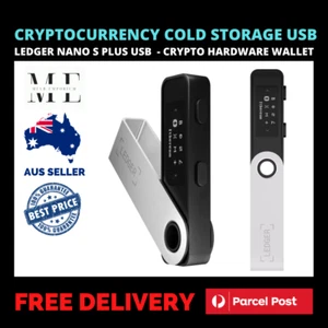 Ledger Nano S Plus USB Cryptocurrency Cold Storage Device Crypto Hardware Wallet - Picture 1 of 3