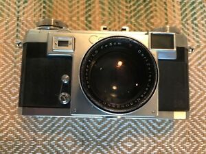 Working Zeiss Contax iia color dial rangefinder camera f1.5 Sonnar T 50mm w/case