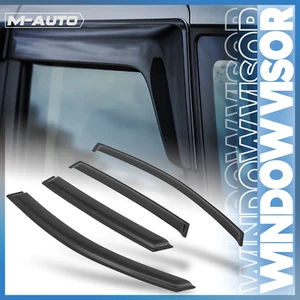 Window Visor Shade Smoke Sun Guard Vent Wind Rain Deflector for 02-06 Ford Focus - Foto 1 di 6