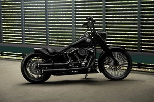 Outlaw Series Short Style Rear Fender for Harley Davidson FLS FXST Softail - Picture 1 of 12
