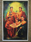 Ghostbusters - Fabulous Four Painting ( 11" x 17" ) Collector's Poster Print