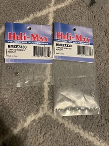 Heli-Max HMXE7330 Complete Screw Set for Novus FP Heli NIP RC 2 Packs - Picture 1 of 1