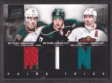 2011-12 Panini Prime Trios Jersey #18 Brett Bulmer/Dany Heatley/Palmieri 052/150