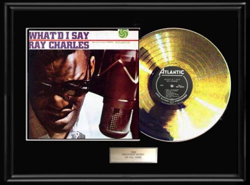 RAY CHARLES WHAT'D I SAY RARE GOLD RECORD LP ALBUM NON RIAA AWARD Foto 1 de 1