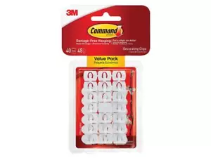 Command� 17026-VP White Decorating Clips (Pack 40) - Picture 1 of 1