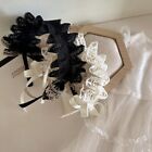 Bow knot Lace Hairbands Crumpled Hair Accessories Sweet Bow Hair Hoop  Lolita