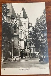 Postcard RPPC The Law Courts Raphael Tuck - Picture 1 of 2