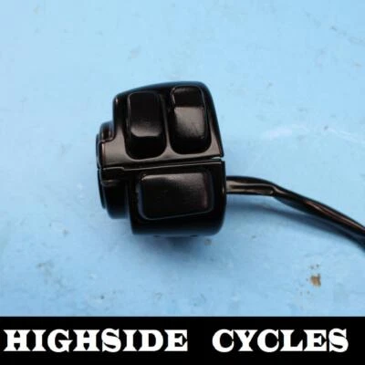 1351 12 HARLEY-DAVIDSON SPORTSTER  LEFT HANDLEBAR CONTROL SWITCH HEADLIGHT  - Image 1 of 4