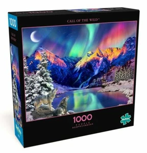 1000 pezzi puzzle natura lupi Call of the Wild Vivid - Foto 1 di 3