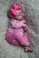 20In Real Reborn Sleeping Baby Dolls Lifelike Newborn Soft Body Silicone Doll