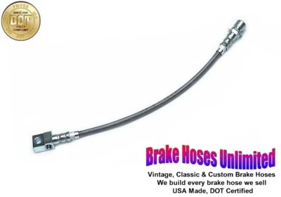 MANGUERA FRENO TRASERA INOXIDABLE CHEVROLET MONTE CARLO 1984 1985 1986 1987 1988 Foto 1 de 2