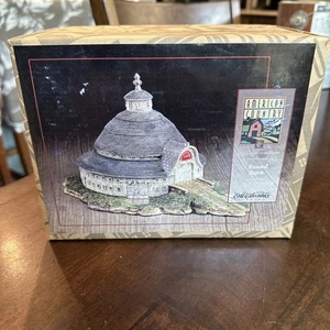 Ertl American Country Round Barn - Kaltguss Porzellan mit Box und Karte - Bild 1 von 3