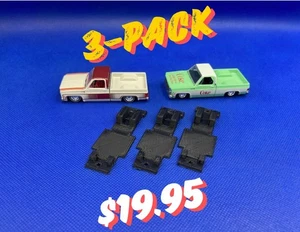 3-Pack Lowered Chassis Base Fits M2 Square Body Chevy Truck 1:64 Scale Custom - Picture 1 of 2