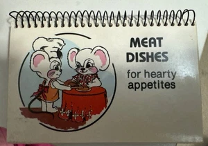Vintage 1982 Spiral Bound Cookbook - Fleischgerichte für herzhaften Appetit - Bild 1 von 11