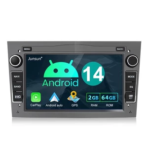 7" Android 14 Carplay Autoradio GPS 2+64G Kamera Für Opel Astra Corsa C/D Vectra - Bild 1 von 15