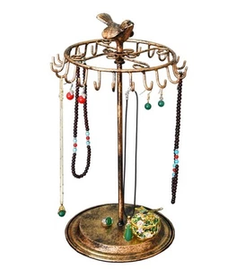 Bird Rotating Necklace Holder Bracelet Stand/Jewelry Organizer/Jewelry Tree,B... - Picture 1 of 9