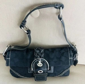 Bolso negro semihombro COACH Soho Micro Signature 2435 - Imagen 1 de 1
