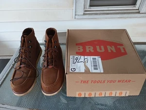 Brunt The Marin Comp Toe ungefüttert Arbeitsstiefel Leder braun wasserdicht Herren 13 - Bild 1 von 11