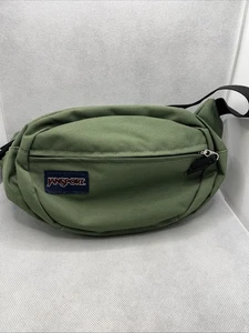 Jansport  Fanny Pack Olive Green Mini Bag Unisex 2-Pocket - Picture 1 of 6