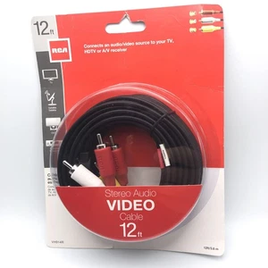 RCA VH914R Composite Stereo Audio Video Kabel 12 Fuß Neu Ungeöffnet - Bild 1 von 3