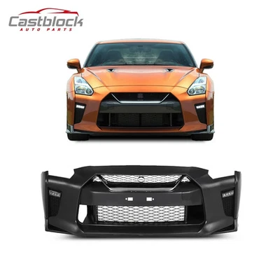 Kit de conversión de parachoques delantero Fit 08-24 Nissan R35 GTR 08-16 a 17-24 Foto 1 de 4