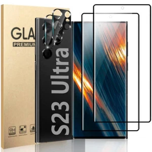 Vitre Trempée Protection Écran+Caméra Samsung Galaxy S25 S24 S23 S22 Ultra Plus - Photo 1 sur 18