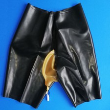 LATEX Radler Shorts von LATEXA 3140 Gr.M schwarz Chloriert