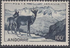Andorra Francese Yvert Avenue 1 - Edifil ** 141 Anno 1950 Paesaggio - MNH - Lusso - Foto 1 di 1