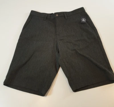 Pantalones Cortos Volcom Vmonty Elásticos Chinos 22" Gris Para Hombre 33 Nuevos con Etiquetas Foto 1 de 4