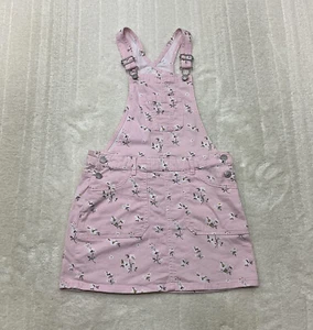 Arizona Girls Size 14 Pink Floral Print Overall Skirt Skirtall - Picture 1 of 8