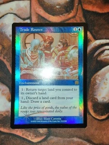 FOIL Trade Routes Mercadian Masques MMQ MTG Magic the Gathering 1st Edition - Picture 1 of 3