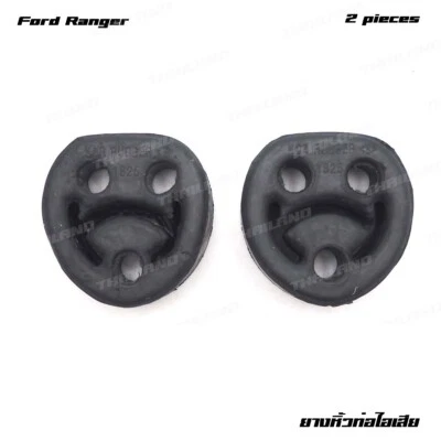 Se adapta a Ford, Mazda Ranger Fighter 1998-06 tubo de escape soporte perchas 3 orificios Foto 1 de 4