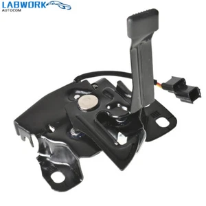 HO1234121 74120SNAA21 For Honda Civic  Hood Latch Lock Black Coupe Sedan - Picture 1 of 10