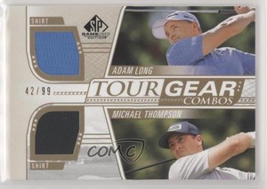 2021 SP Game Used Gold /99 Adam Long Michael Thompson #TG2-LT Rookie RC