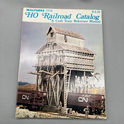 Catálogo de modelismo ferroviario a escala HO Walthers 1976 manual de referencia de tren artesanal Foto 1 de 4