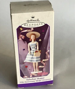 Hallmark SUBURBAN SHOPPER MIDGE BARBIE NAVIDAD Adorno de recuerdo 35º año. NUEVO - Imagen 1 de 1