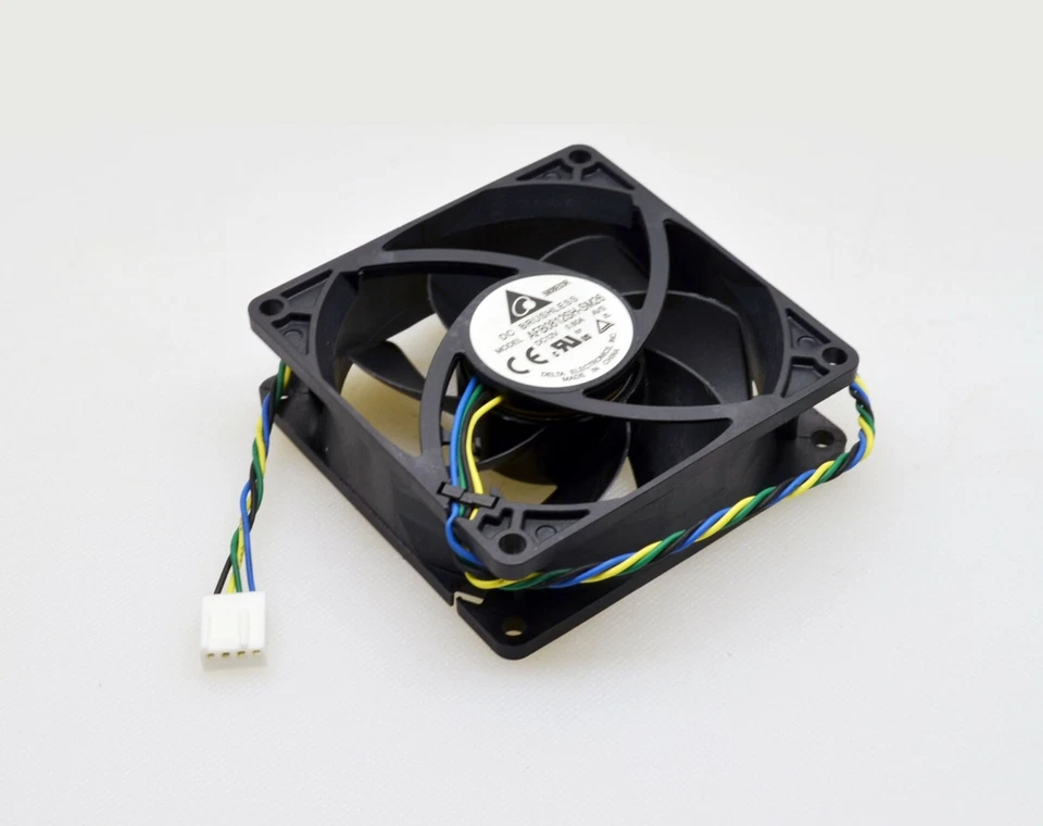 Delta AFB0812SH-PWM 80mm x 80mm x 25mm 4500 RPM PWM FAN, 4-Pin Connector - Image 1 of 1